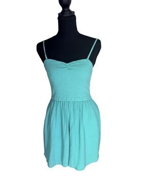 Hollister Smocked Cutout Romper